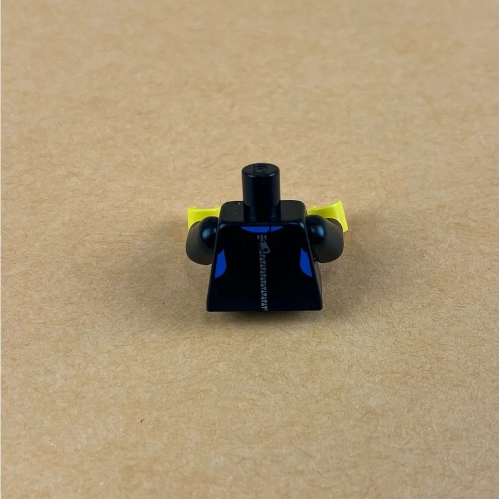 LEGO Scuba Diver Minifigure Torso Male Female Black Diving Suit w/ Blue